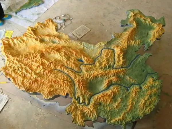 中國地圖沙盤制作